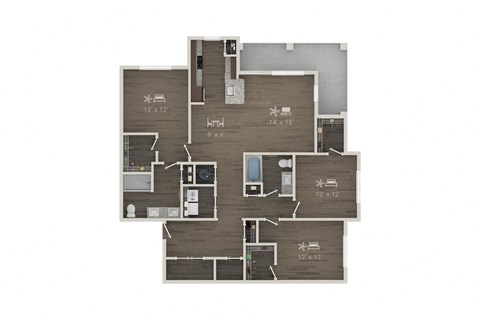 4501 Holly Springs Pkwy 1-3 Beds Apartment for Rent - Photo Gallery 39