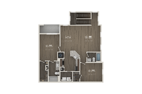 201 Gresham Lane 1-3 Beds Apartment, Townhouse for Rent - Photo Gallery 41