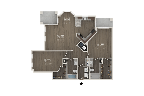 201 Gresham Lane 1-3 Beds Apartment, Townhouse for Rent - Photo Gallery 43