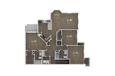 201 Gresham Lane 1-3 Beds Apartment, Townhouse for Rent - Photo Gallery 47