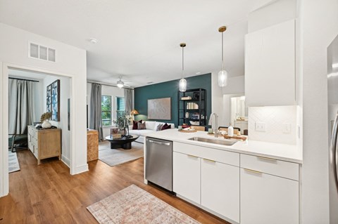 Kitchen & Living Room