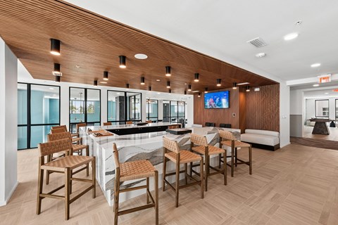 Social Lounge with Demonstration Kitchen