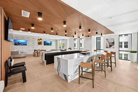 Social Lounge with Demonstration Kitchen