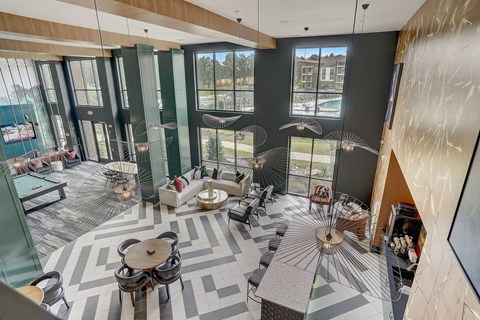 Clubhouse with Lounging Areas