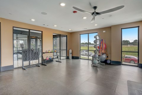 Free Weights & Yoga Room