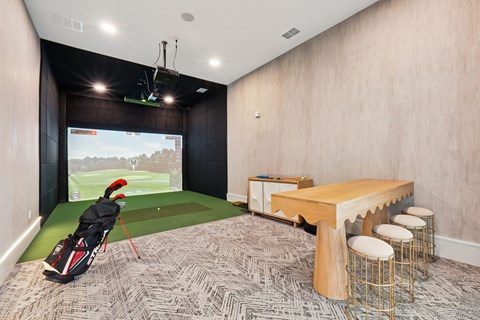 Golf Simulator Bay