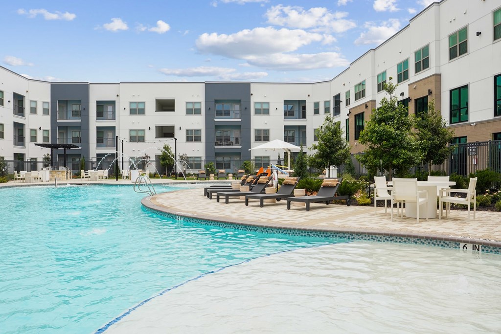 Salt-Water Pool with Sun Shelf and Grills