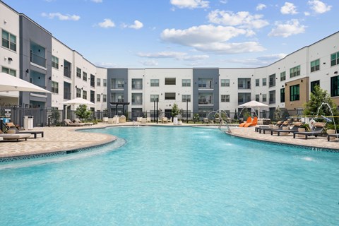 Salt-Water Pool with Sun Shelf and Grills