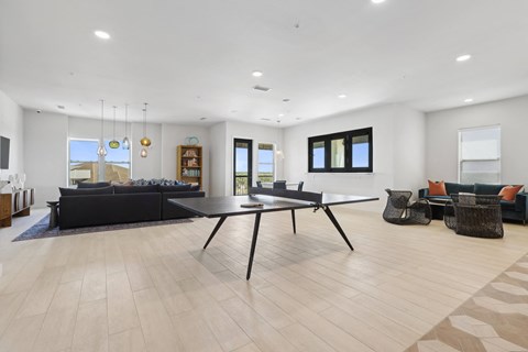 Social Lounge with TVs, Games, and Relaxing Spaces