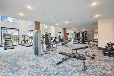 24-Hour Fitness Center with Cardio, Resistance Training, & Free Weights