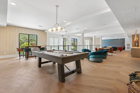 Social Lounge with TVs, Games, and Relaxing Spaces