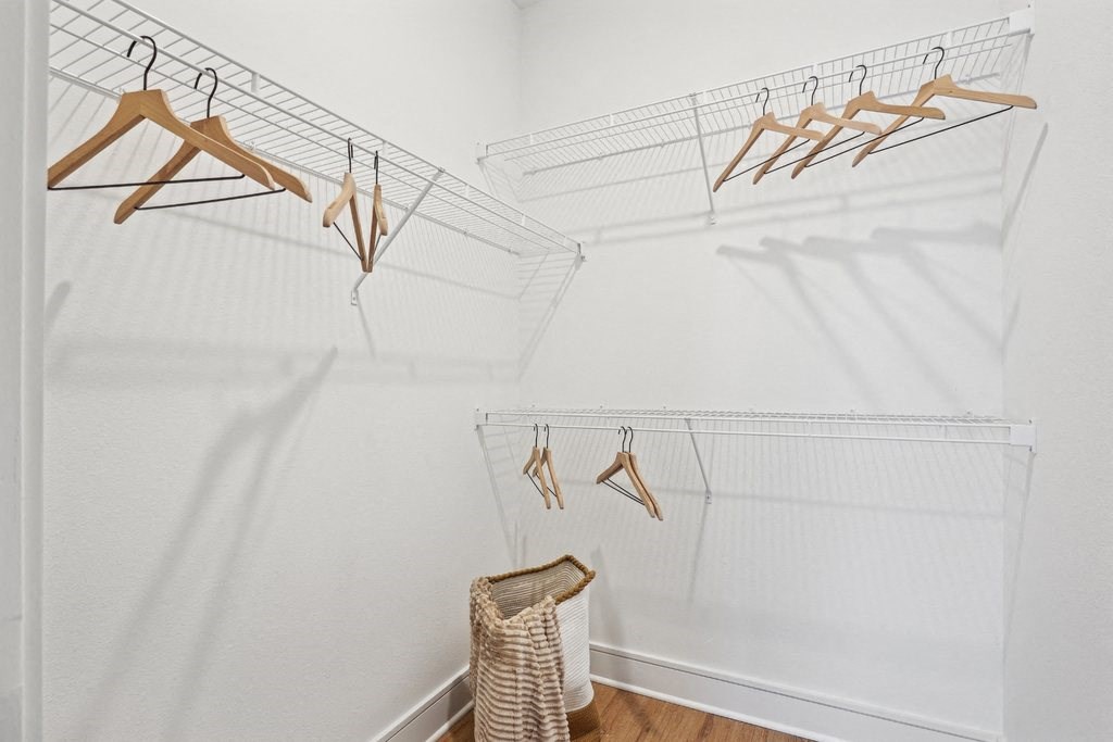 Large Walk-in Closet with Shelves