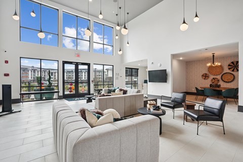 Clubhouse with Lounging Areas