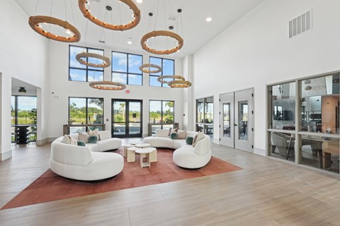 Clubhouse with Lounging Areas