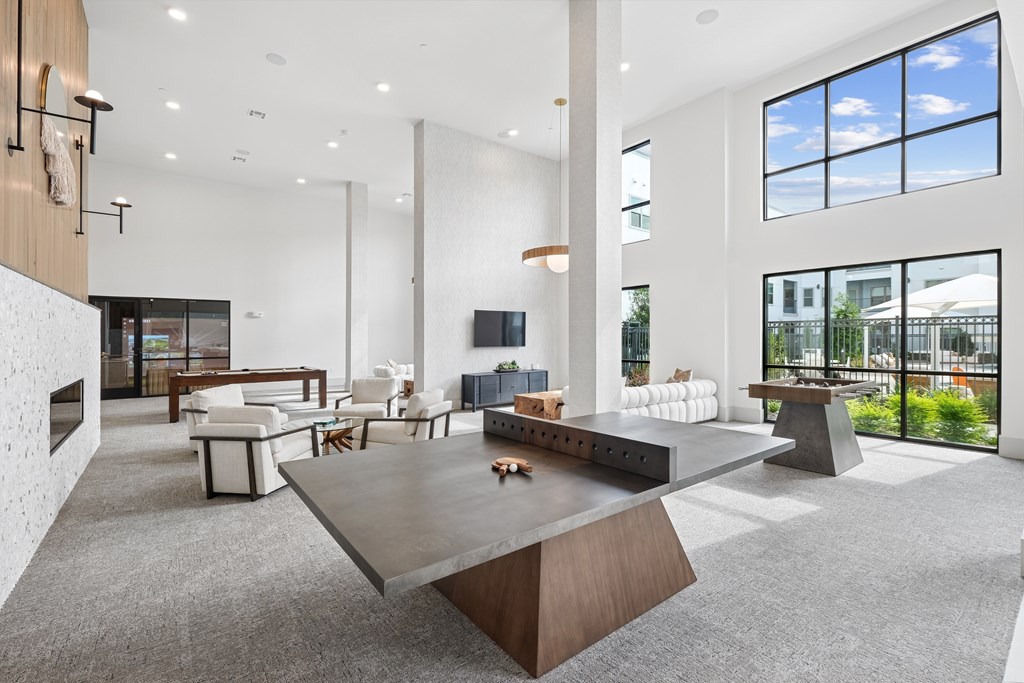 Clubhouse with Billiards, Ping Pong, & Foosball