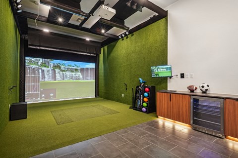 Golf Simulator Bay