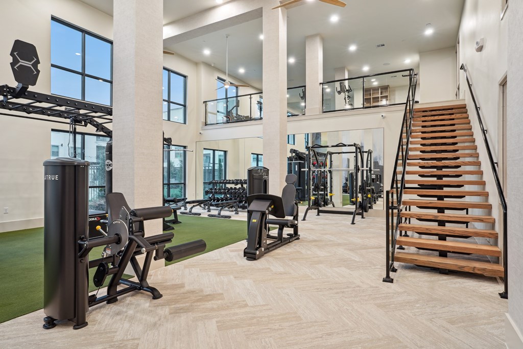 24 Hour Fitness Center with Cardio, Resistance Training, Free Weights and Dedicated Yoga Room