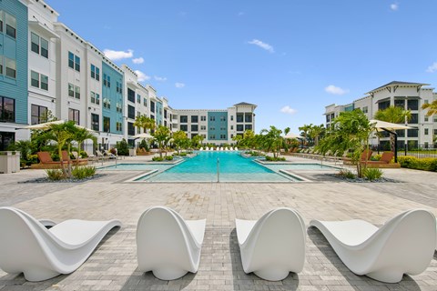 Salt-Water Pool with Sun Shelf