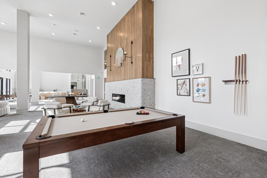 Clubhouse with Billiards, Ping Pong, & Foosball