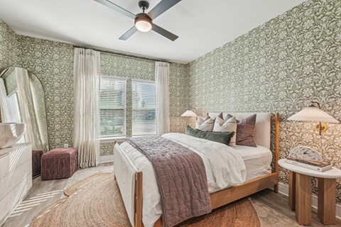 Bedroom with Window and Walk-in Closet