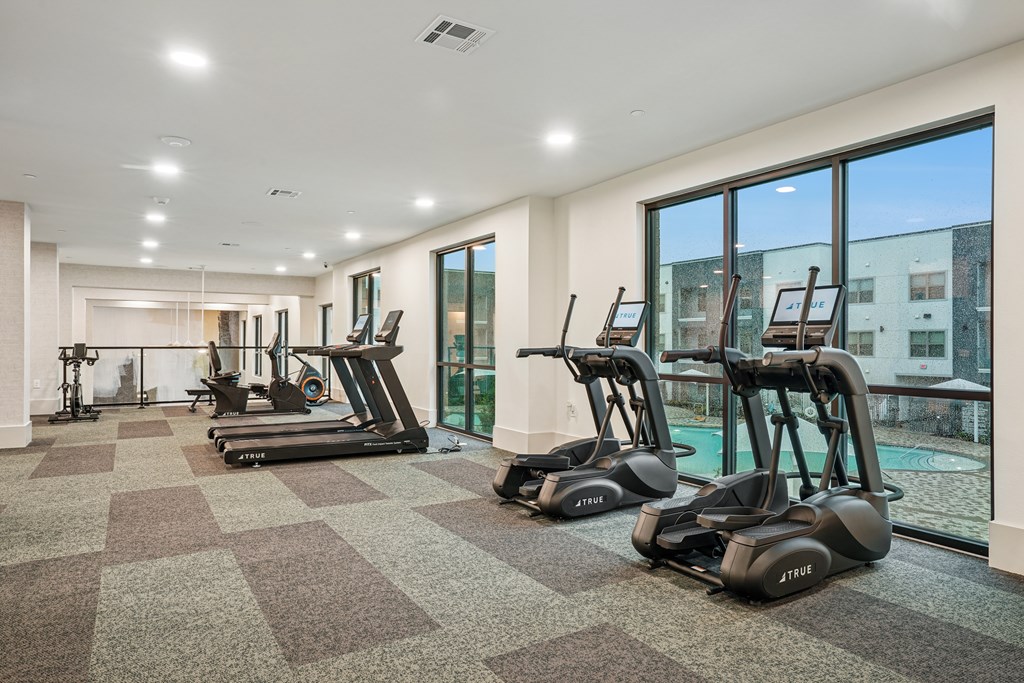 24 Hour Fitness Center with Cardio, Resistance Training, Free Weights and Dedicated Yoga Room