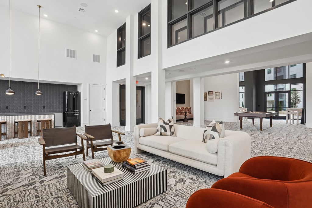 Clubhouse with Lounging Areas