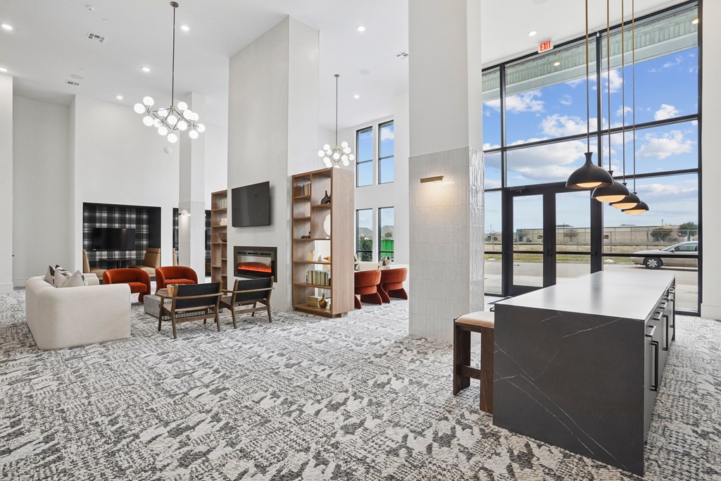 Clubhouse with Lounging Areas