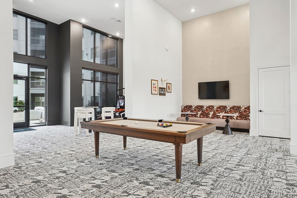 Social Lounge with Billards, TVs, and Relaxing Spaces