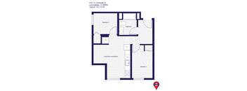 blueprint of a floor plan of a house