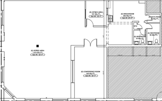 a blueprint of a floor plan of a house