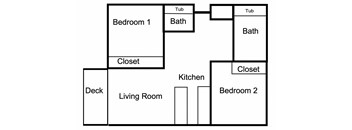Two Bed - Two Bath