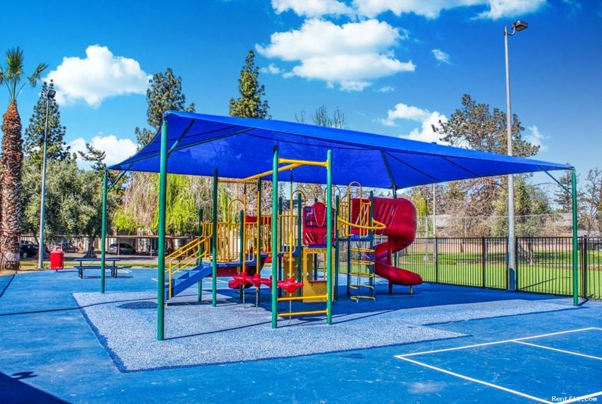 Families with children will love the convenience and safety of our on-site covered playground.