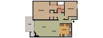 a floor plan of a house