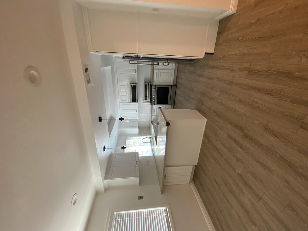 Kitchen and dining are