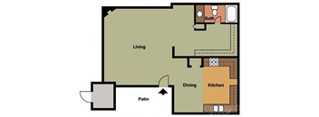a floor plan of a house