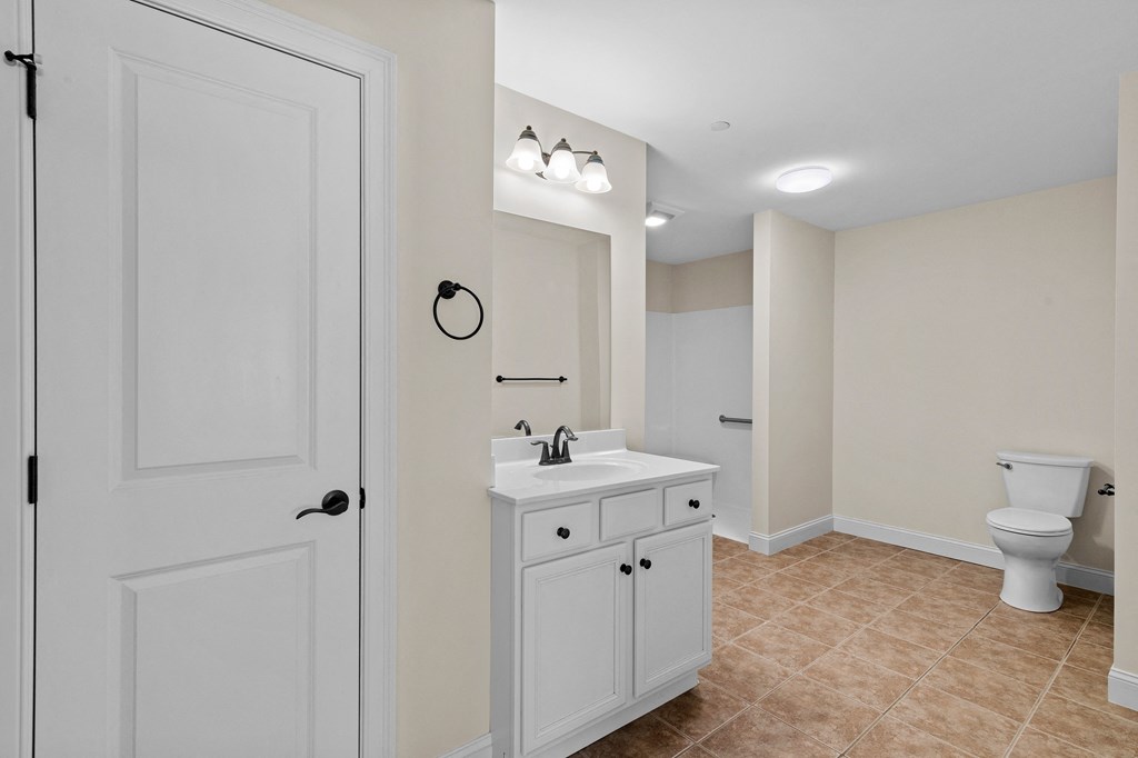 a bathroom with a sink and a toilet