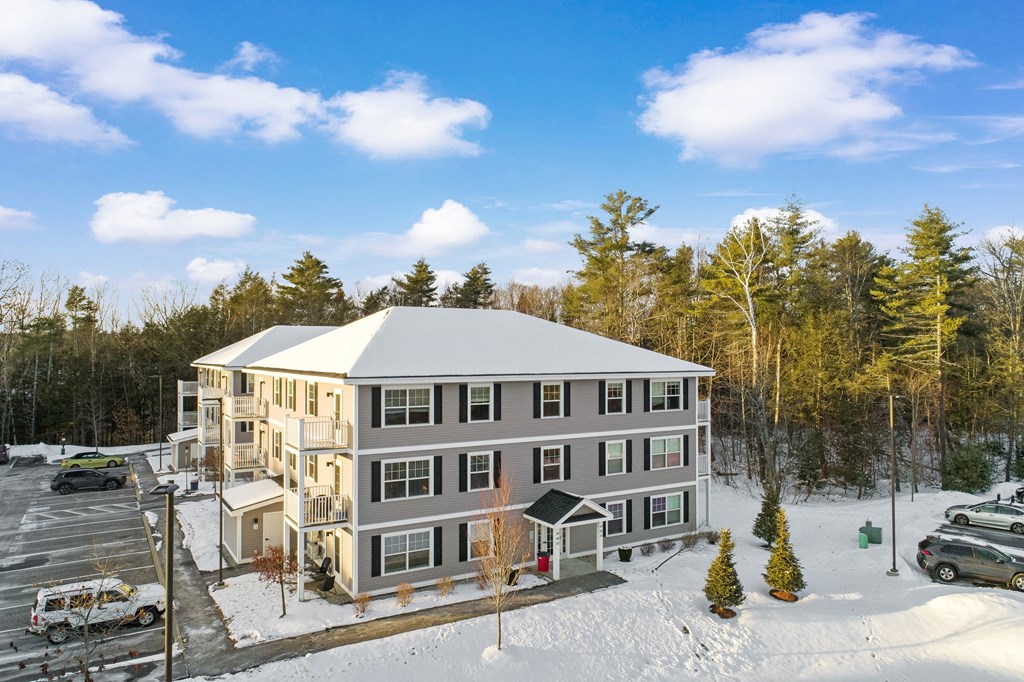 the building where the apartment is located