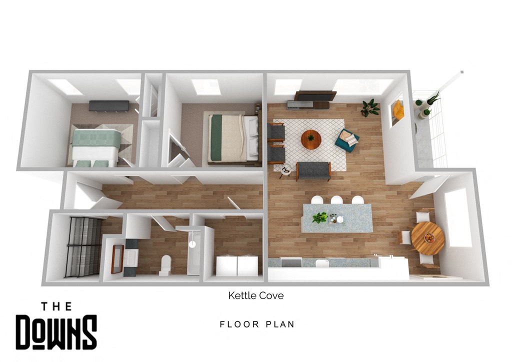 the bungalow floor plan with loft