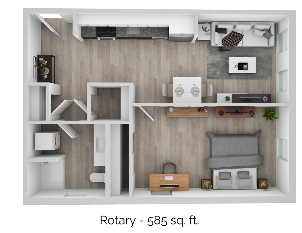 a 2103 sq ft floor plan with a bedroom and a living room