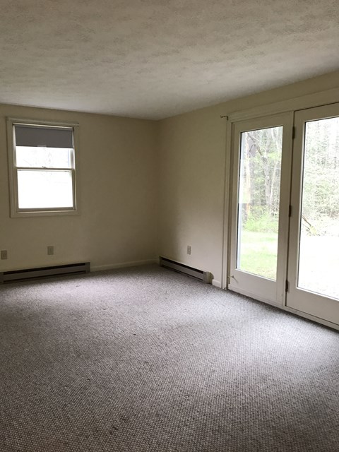 the living room is ready for us to move in