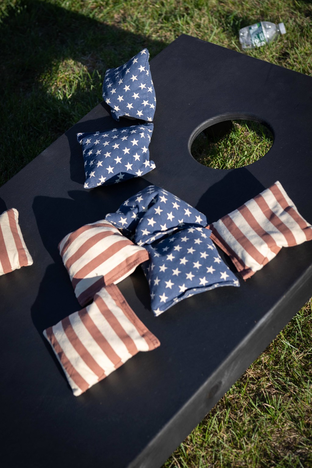 Stars, stripes, and friendly competition—cornhole brings the fun to the lawn at The Summer Kickoff Party