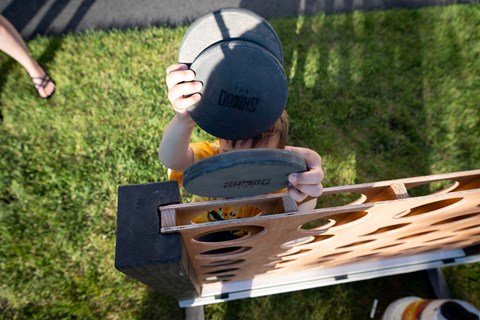 Kicking off summer with oversized fun! The Shindig brought games, laughter, and sunshine to our lawn—let the season begin