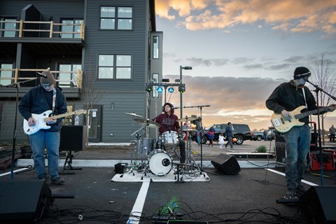 Where golden skies meet good vibes at The Downs.