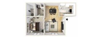 A1 1 BED 1 BATH at Northlake Apartments, Florida