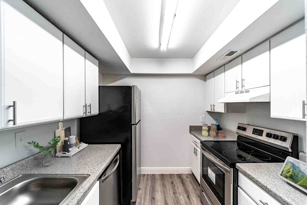 Modern Kitchen at Red Bay Apartment Complex, Jacksonville, Florida