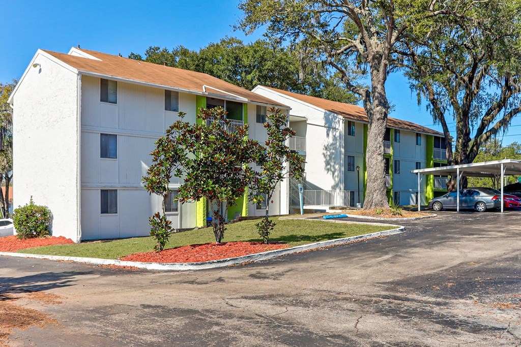 our apartments offer a parking lot for your car at Red Bay Apartment Complex, Jacksonville, Florida