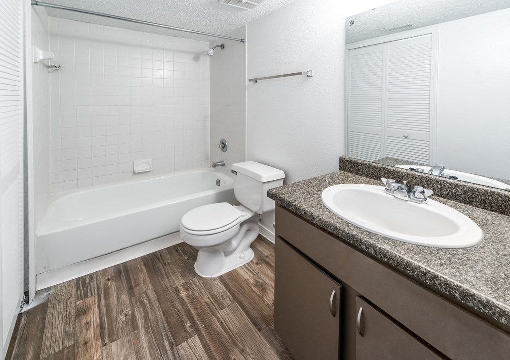 Bathroom area at Northlake Apartments, Jacksonville FL