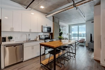 Furnished 1BR/1BA with Mobile Kitchen Island and Bar Stools Furnished 1BR/1BA with Mobile Kitchen Island and Bar Stools - Photo Gallery 3
