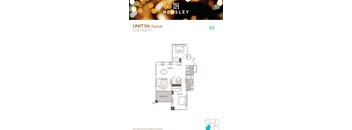 2 Bedroom 2 Bathroom floor plan B at Hensley Chicago, Chicago, IL