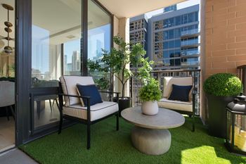 Balcony at Chateau on Wells, Chicago, 60654
